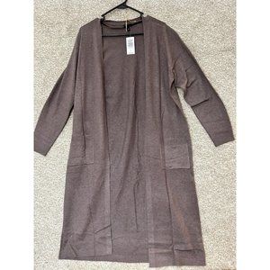 Torrid Long Sleeve Soft Yarn Duster Cardigan Brown/Purple Size Large (0)